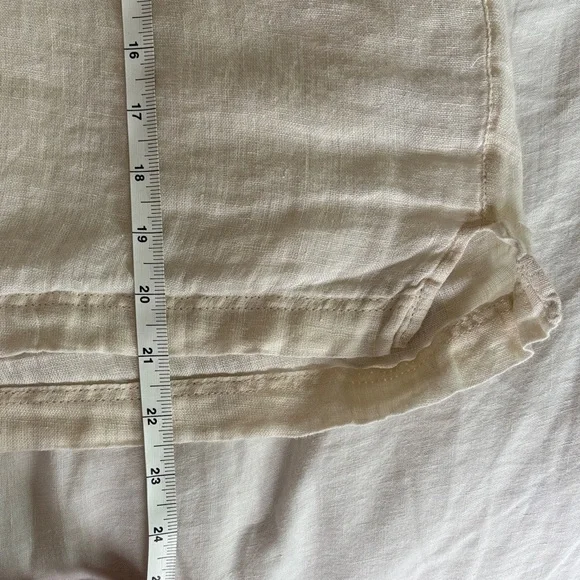 C&C California 100% Linen Button-Up Top size L - Picture 9 of 10
